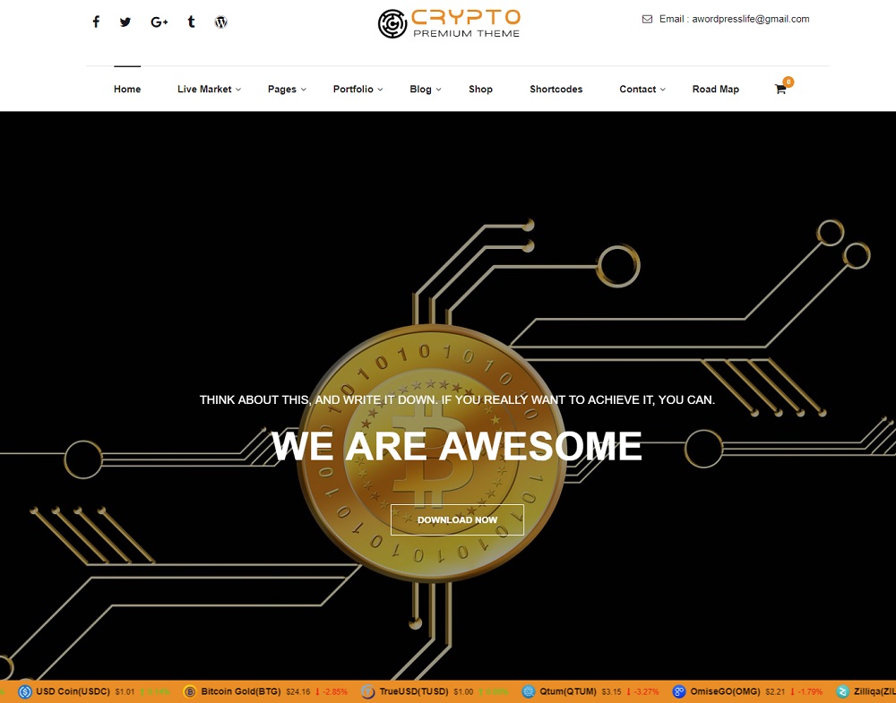 Crypto Premium WordPress Theme